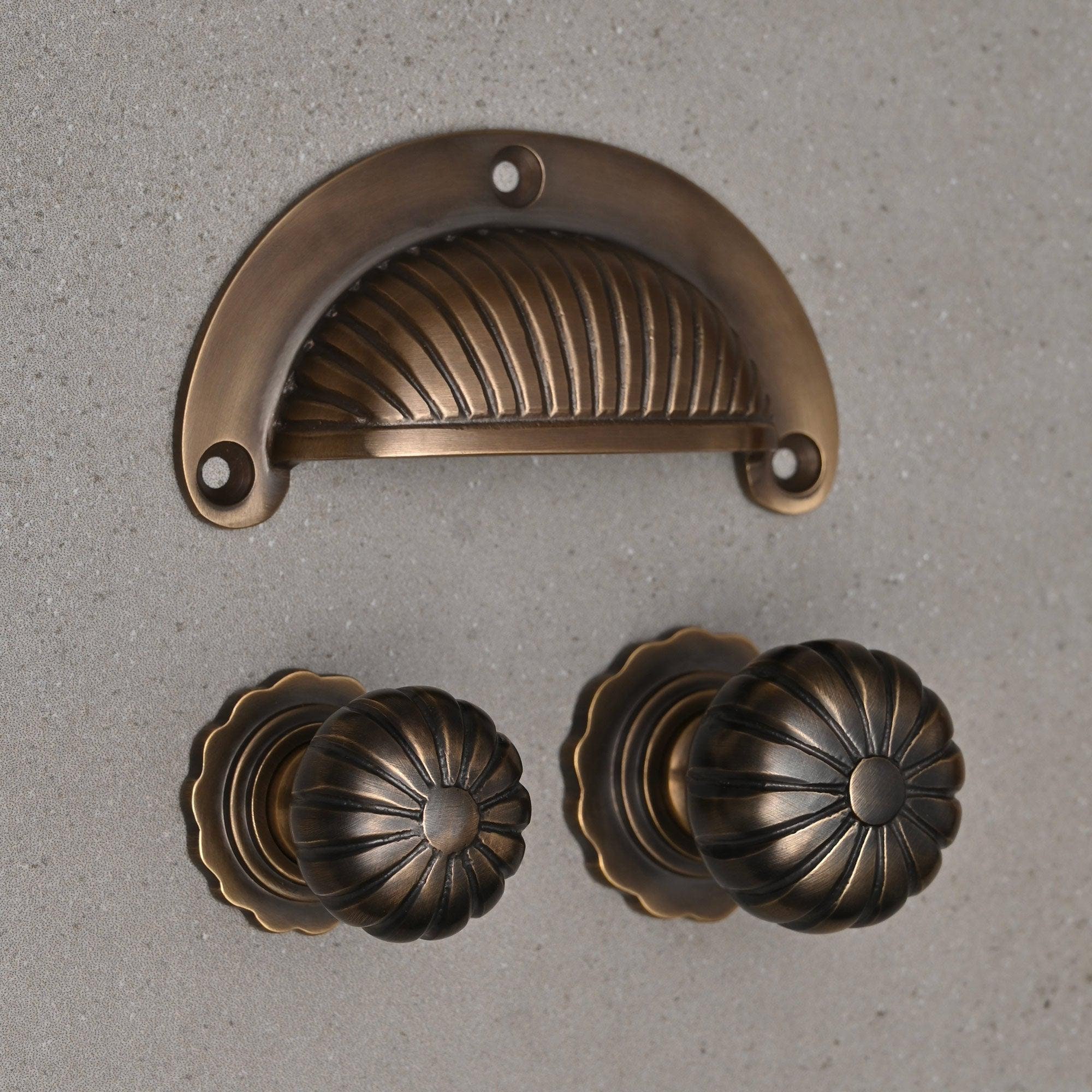 Hardware Direct 3" Framed Cup Pulls – Brushed Oil Rubbed Bronze – Kitchen/Bath Cabinet Hardware