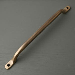 Light Aged Brass Cabinet Handles & Knobs | Solid Kitchen Cupboard Pulls ...