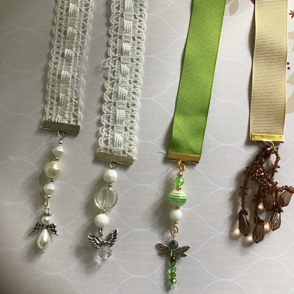 Ribbon Bookmarks Etsy
