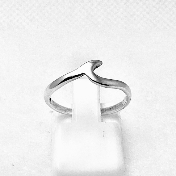 Bague vague en argent sterling • Bijoux océan en argent 925