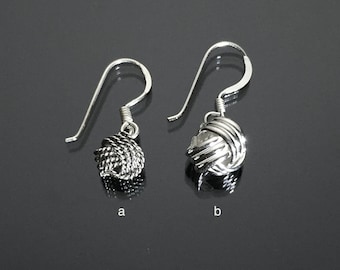 Orecchini pendenti in argento sterling con nodo celtico - 4,8 g
