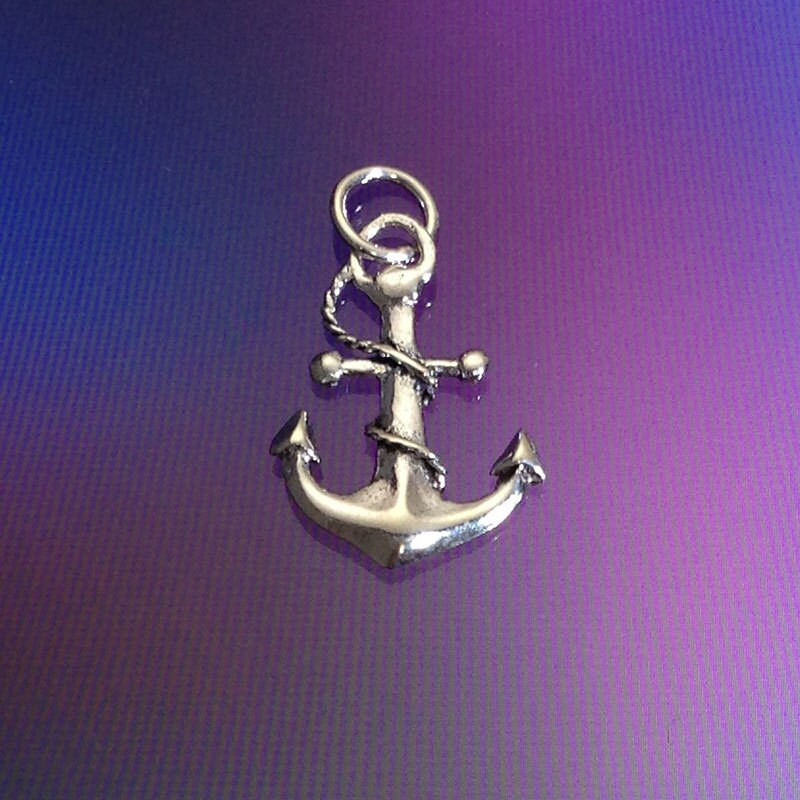 925 Solid Sterling Silver ANCHOR Pendant/ Ship Anchor Small Etsy