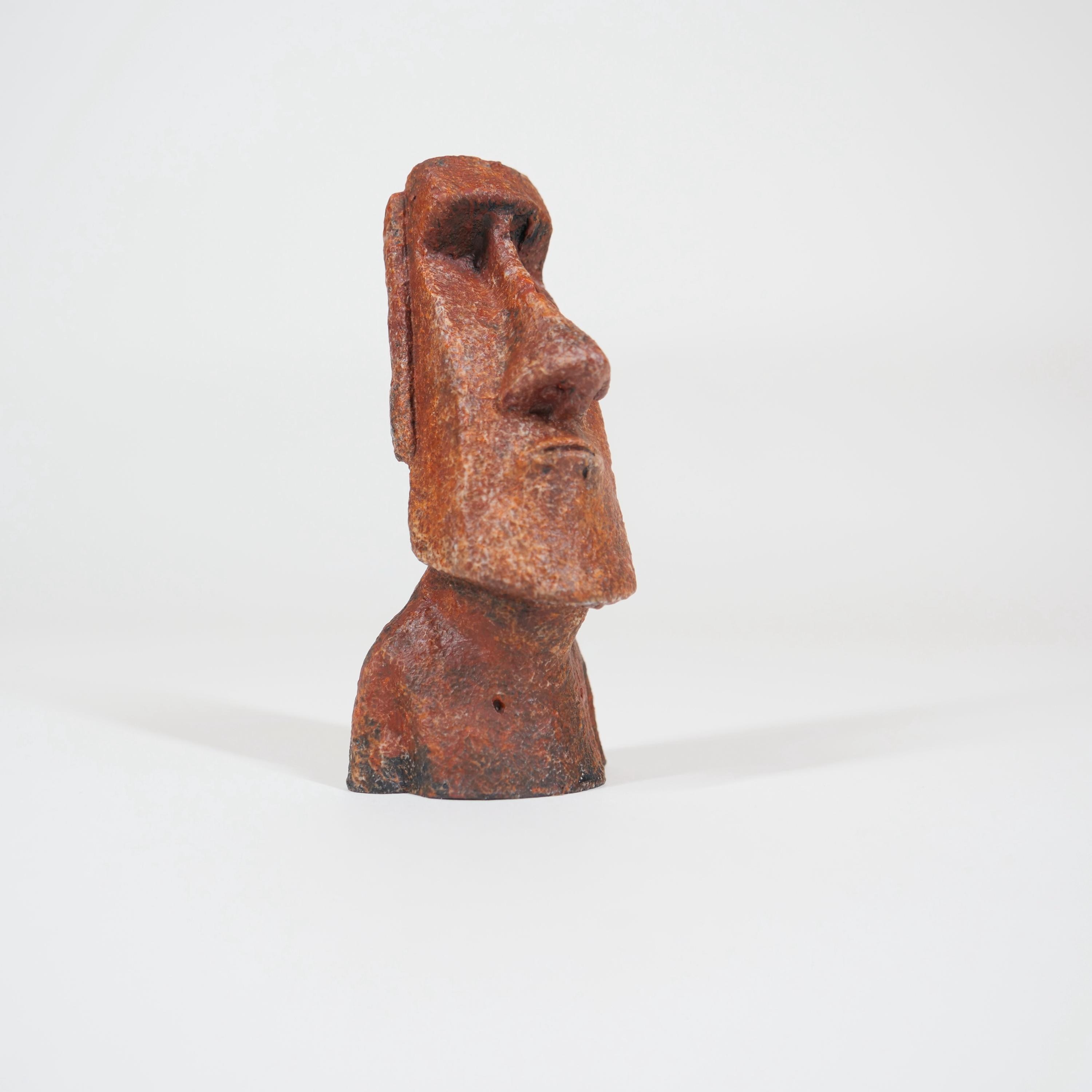 一点物モアイ像 ミルタイティイースター島購入 一点物モアイ像 ミル