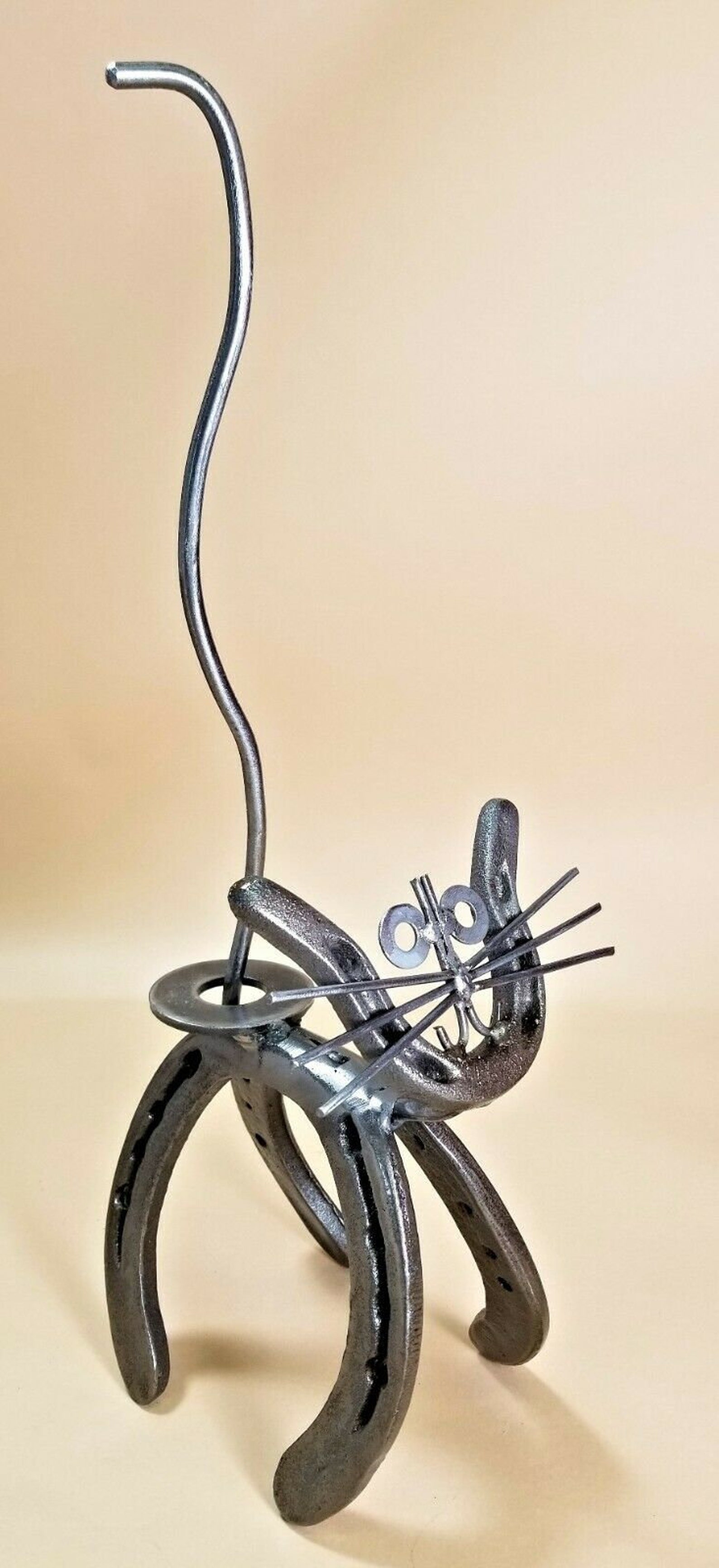 Free Standing Horseshoe Kitty Towel or Toilet Paper Holder Etsy