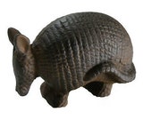 Vintage look Cast Iron Armadillo Paperweight Door Stop