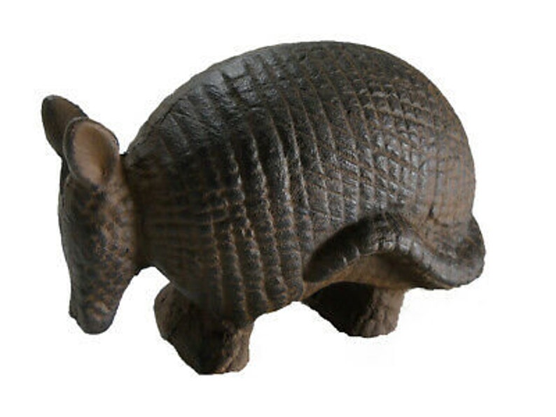 Vintage look Cast Iron Armadillo Paperweight Door Stop