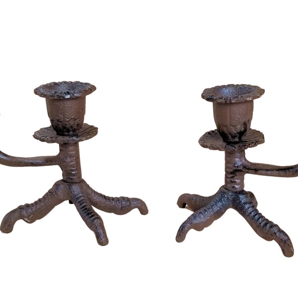 Chicken Foot Candle Holder Etsy