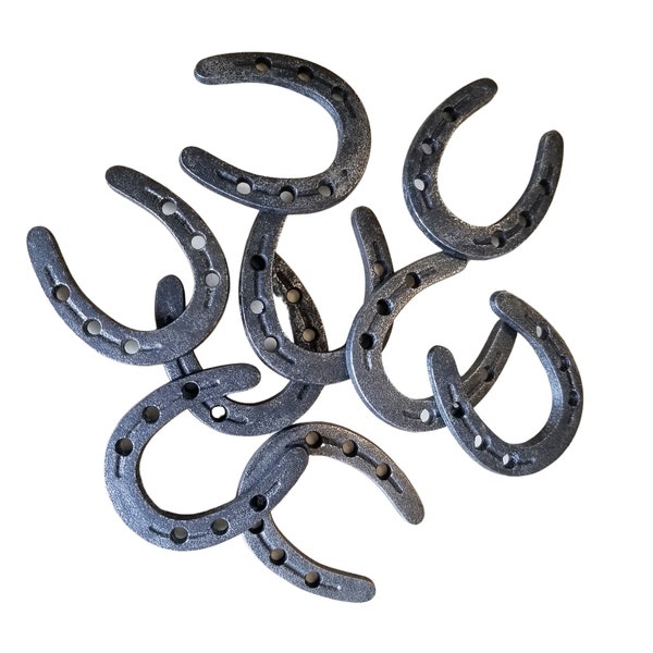 25 pc Small Minis 2" x 1 3/4" Zinc Horseshoes Perfect for Smaller Hands for Crafting