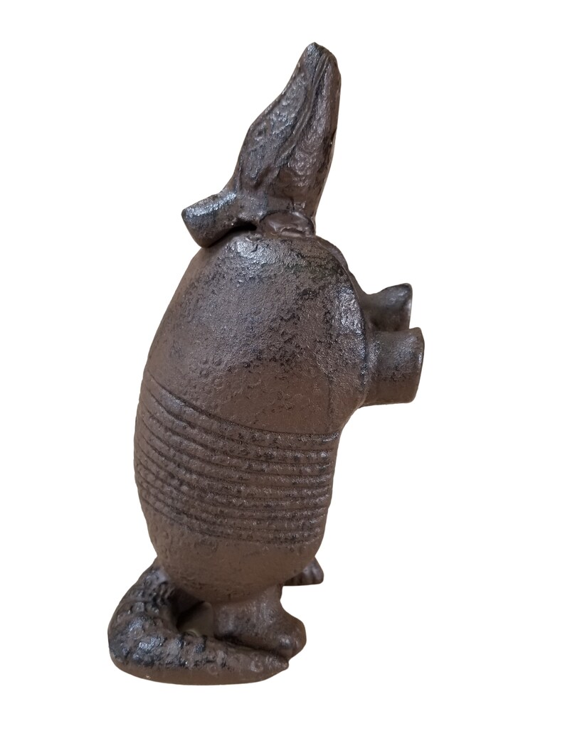 Cast Iron Armadillo Door Stop Rustic Brown Etsy