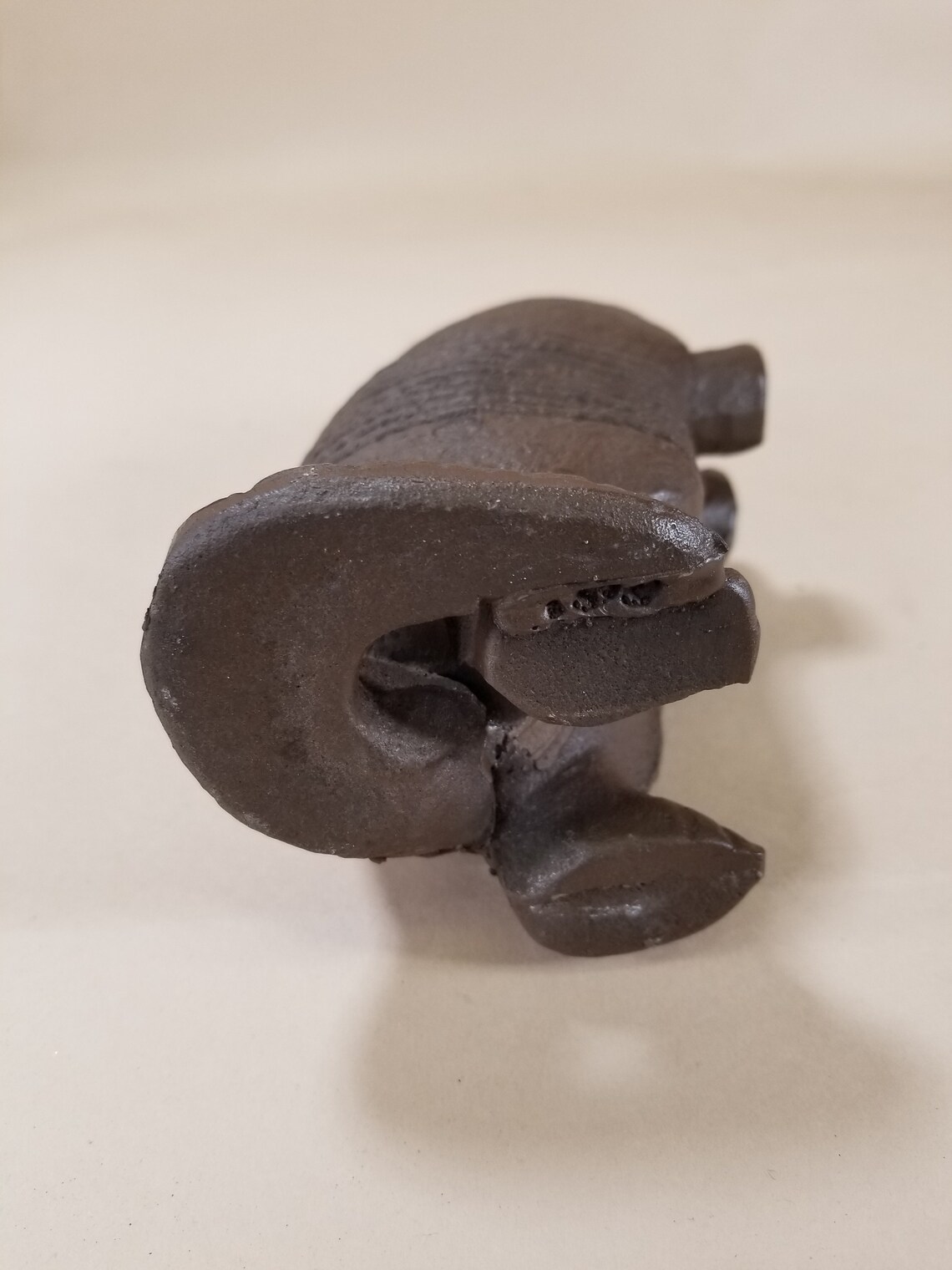 Cast Iron Armadillo Door Stop Rustic Brown Etsy
