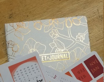 Mini-calendars + Month Tab Stickers for Dot Journal *BUNDLE*