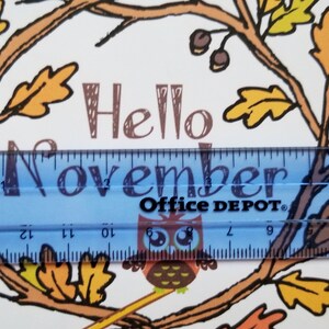November decorative stickers Dot Journal Accessories Gratitude Stickers Autumn Love Planner Stickers image 4