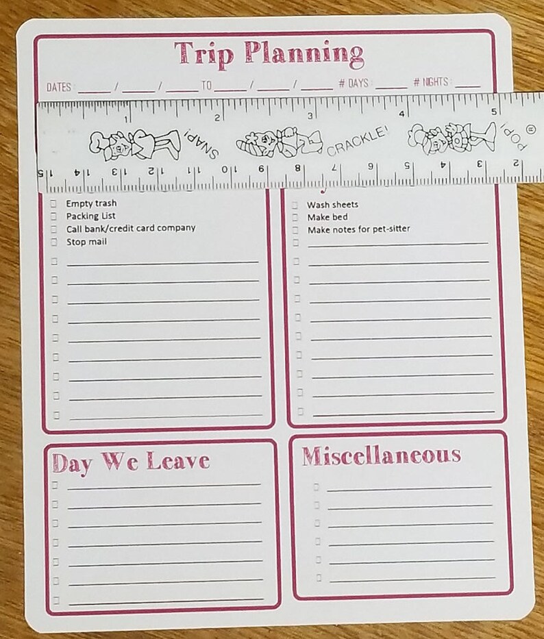 Trip Planning Stickers for Dot Journal image 6