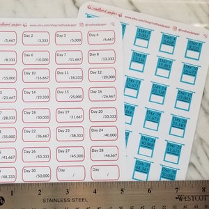 NaNoWriMo Sticker: Journal Accessoires, Wörter zählen