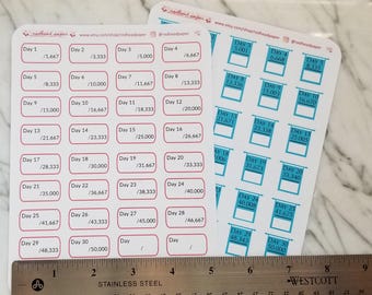 NaNoWriMo Stickers: Word Count Tracker, Journal Accessories