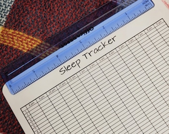 Monthly Sleep Tracker Sticker: Dot Journal Accessories