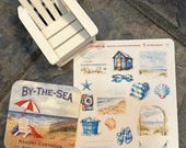 Beach Getaway Stickers for Dot Journals and Planners