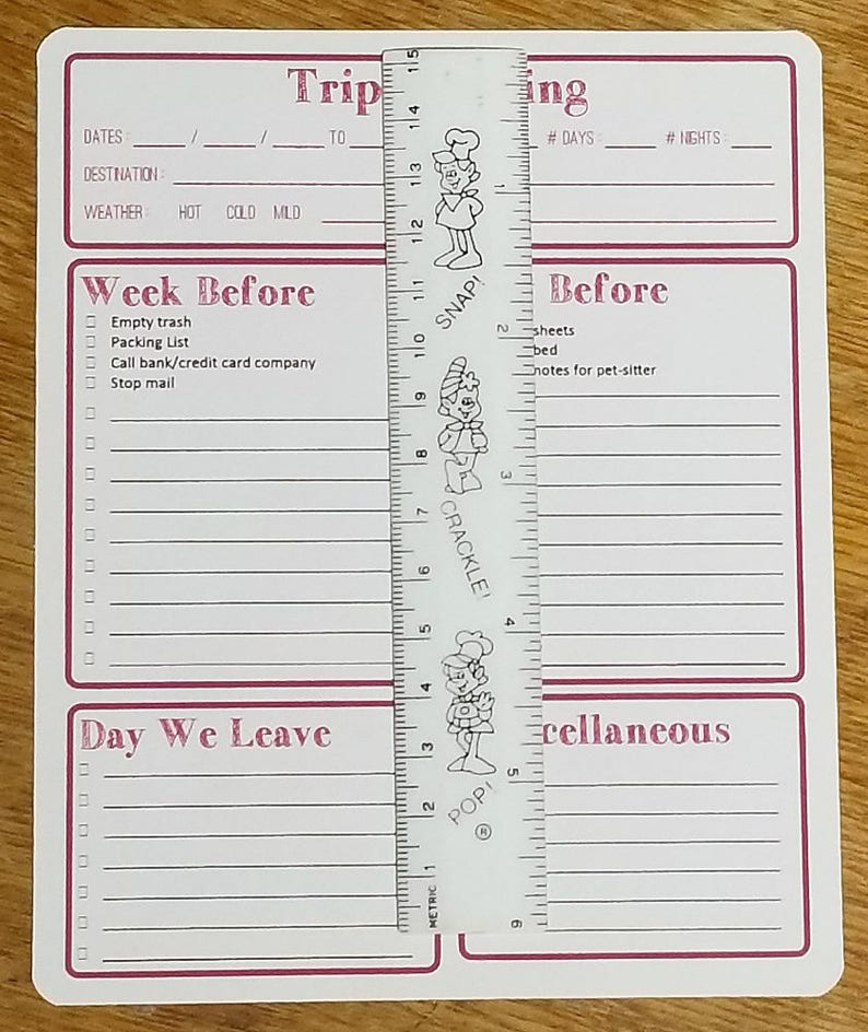 Trip Planning Stickers for Dot Journal image 5