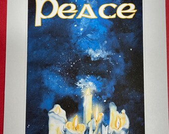 Peace Word of the Year Sticker: A5 Notebook Size