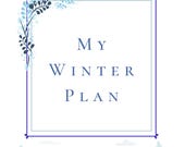 Winter Planner | The Winter Plan | Printable Planner | Digital Download