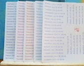 Minimalist Planner Stickers: 12 Month Daily & Tab Set