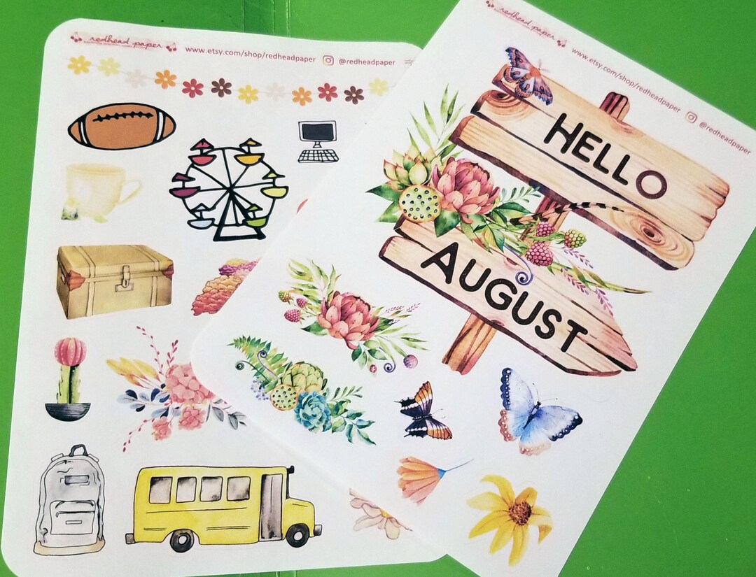 Years Sticker Bundle Year of Decorative Stickers BUNDLE | Dot Journal Accessories | Seasonal ...