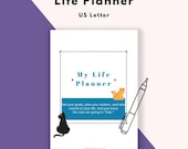 Cat Lover Life Planner | Printable Planner Kit | Cat Lady | Cute Cats | Digital Download