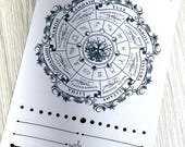 Wheel of the Year Sticker | Dot Journal Accessories | Annual Overview | Pagan | Wiccan