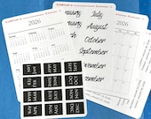 2026 DIY Planner Kit | Dot Journal Accessories | Monthly Planner Stickers