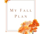 Autumn Planner | The Fall Plan | Printable Planner | Digital Download