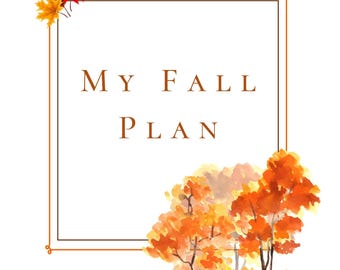 Autumn Planner | The Fall Plan | Printable Planner | Digital Download
