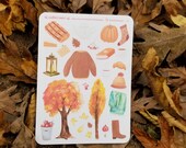 Autumn Hygge Stickers: Cozy Fall Planner, Journal Accessories