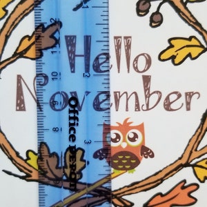 November decorative stickers Dot Journal Accessories Gratitude Stickers Autumn Love Planner Stickers image 5