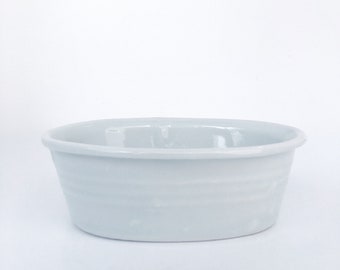 Porcelain Oval Bucket- Mini