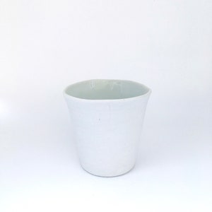 Set of 2 Porcelain Peat Pot Juice Cup