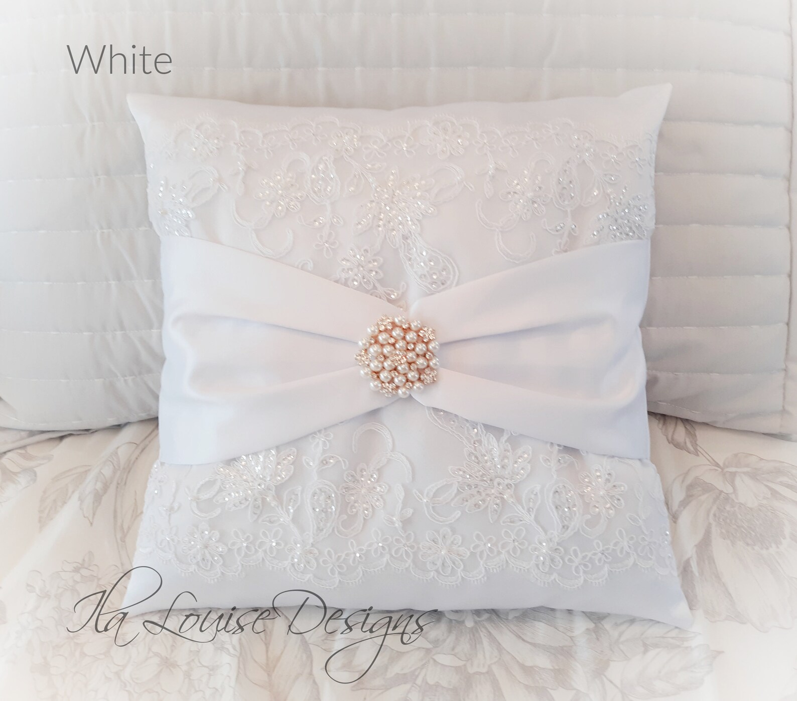 Kneeling Pillow Ivory or White Kneeling Pillow Lace Kneeling Etsy