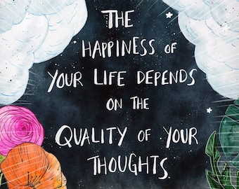 Quality Thoughts print - 8x10