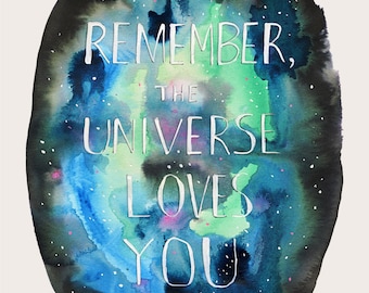 The Universe print - 8x10