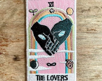 The Lovers Tarot - embroidered patch