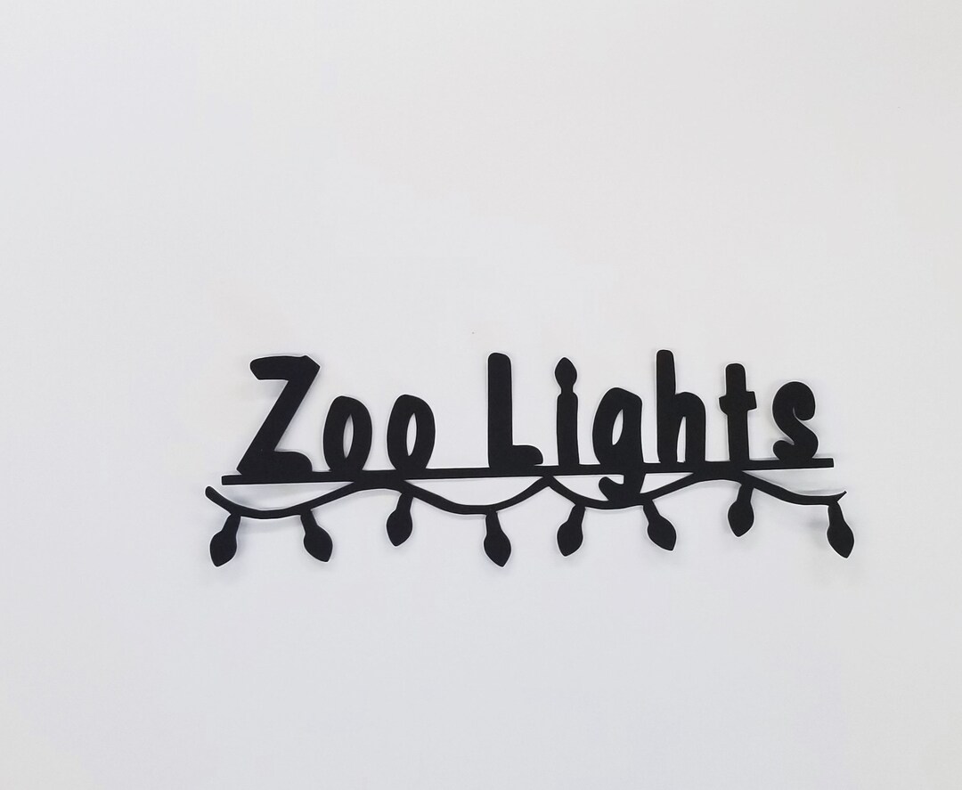 Zoo Lights Die Cut Etsy