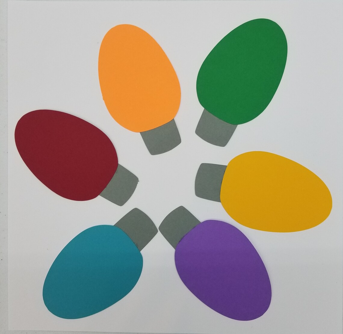 Christmas Lights each Sold Separately Die Cut Etsy