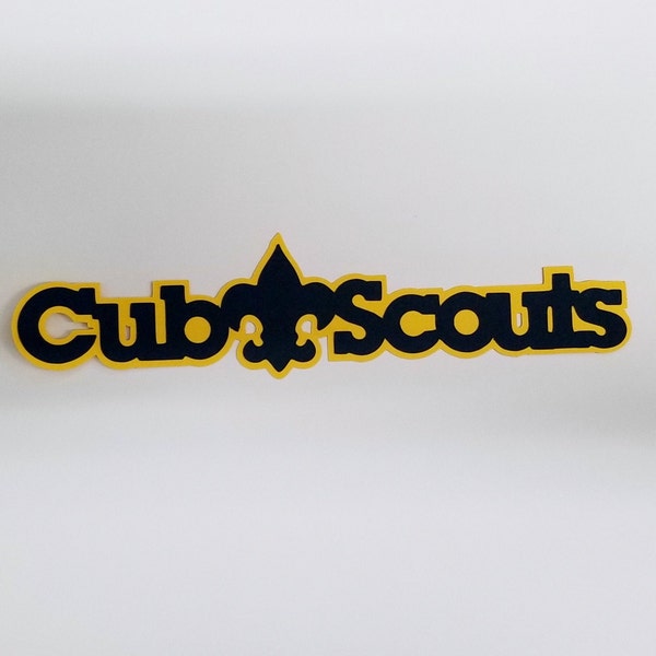 Cub Scouts - Die Cut