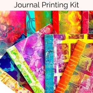 Gelli Arts Monoprinting Journal Kit Joyful Journal Kit 5 X 7 Gel ...