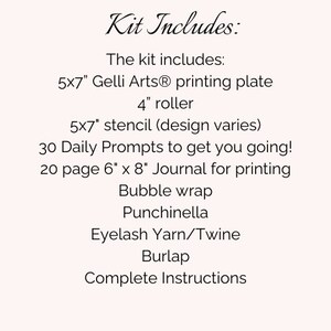 Gelli Arts Monoprinting Journal Kit Joyful Journal Kit 5 X 7 Gel ...
