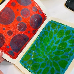 Gelli Arts Monoprinting Journal Kit Joyful Journal Kit 5 X 7 Gel ...