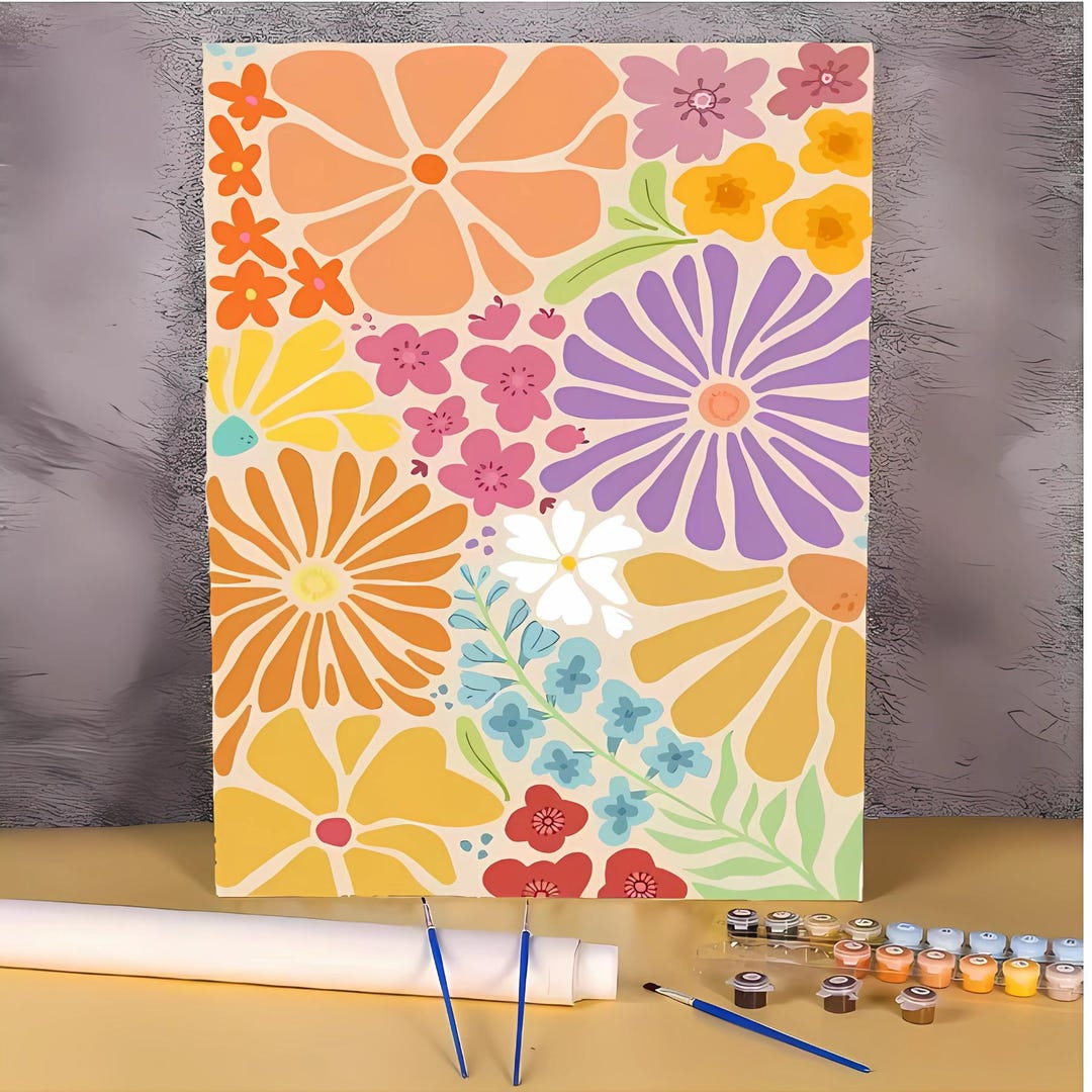 Paint by Numbers Kit for Beginner Art Kit With Step by Step Instruction ...