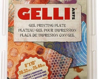 Gelli Arts Reusable Gel Printing Plate 7 Sizes GELLIARTS Stamping  Monoprinting