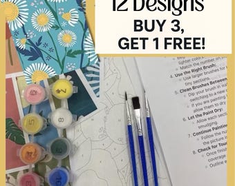 Paint by numbers kit for adults beginners DIY art for home decor relaxing art therapy and creative projects with acrylic paints painting kit