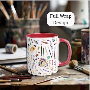 Artist Gift Painter Mug Art Teacher Gift Painter Coffee Mug Artist Mug  Gift Artist Cup Painter Cup Artist Coffee Mug Artist Coffee Cup