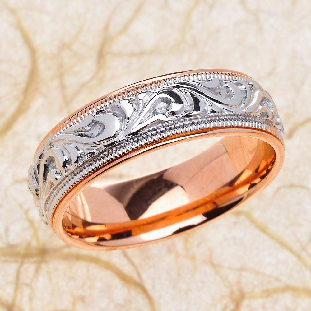 Double Sideline Band | Gold Men's Wedding Band from Melanie Casey